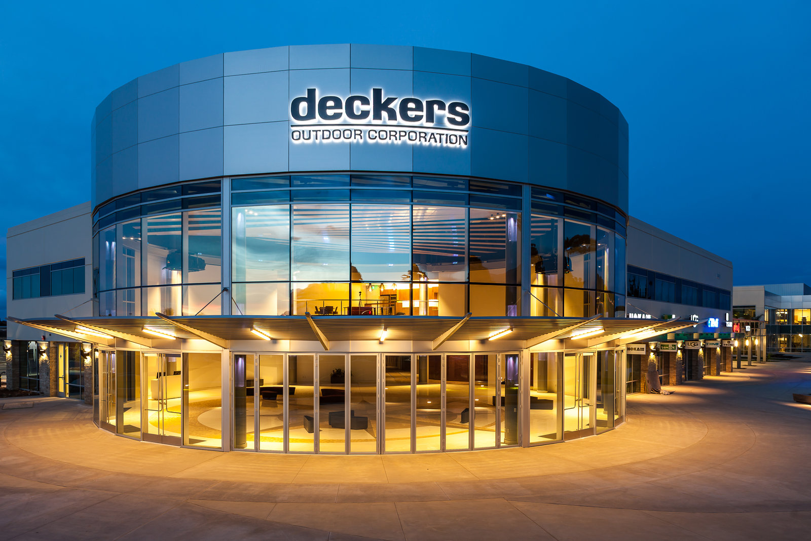 Deckers at night